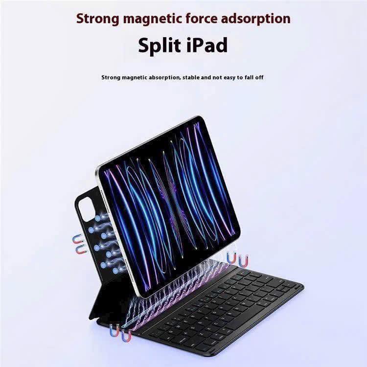 Bao Da Kem Ban Phim Ipad Air 11 Inch M3 Chinh Hang Wiwu F17 Ultra Slim Magnetic Keyboard (7)