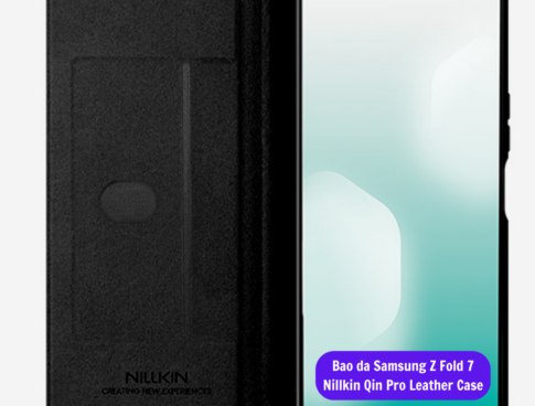 Bao Da Samsung Z Fold 7 Chinh Hang Nillkin Qin Pro Leather Case (1)