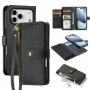 Bao da iPhone 17 Pro Max chính hãng Dux Ducis Lawa Series Detachable Wallet Case