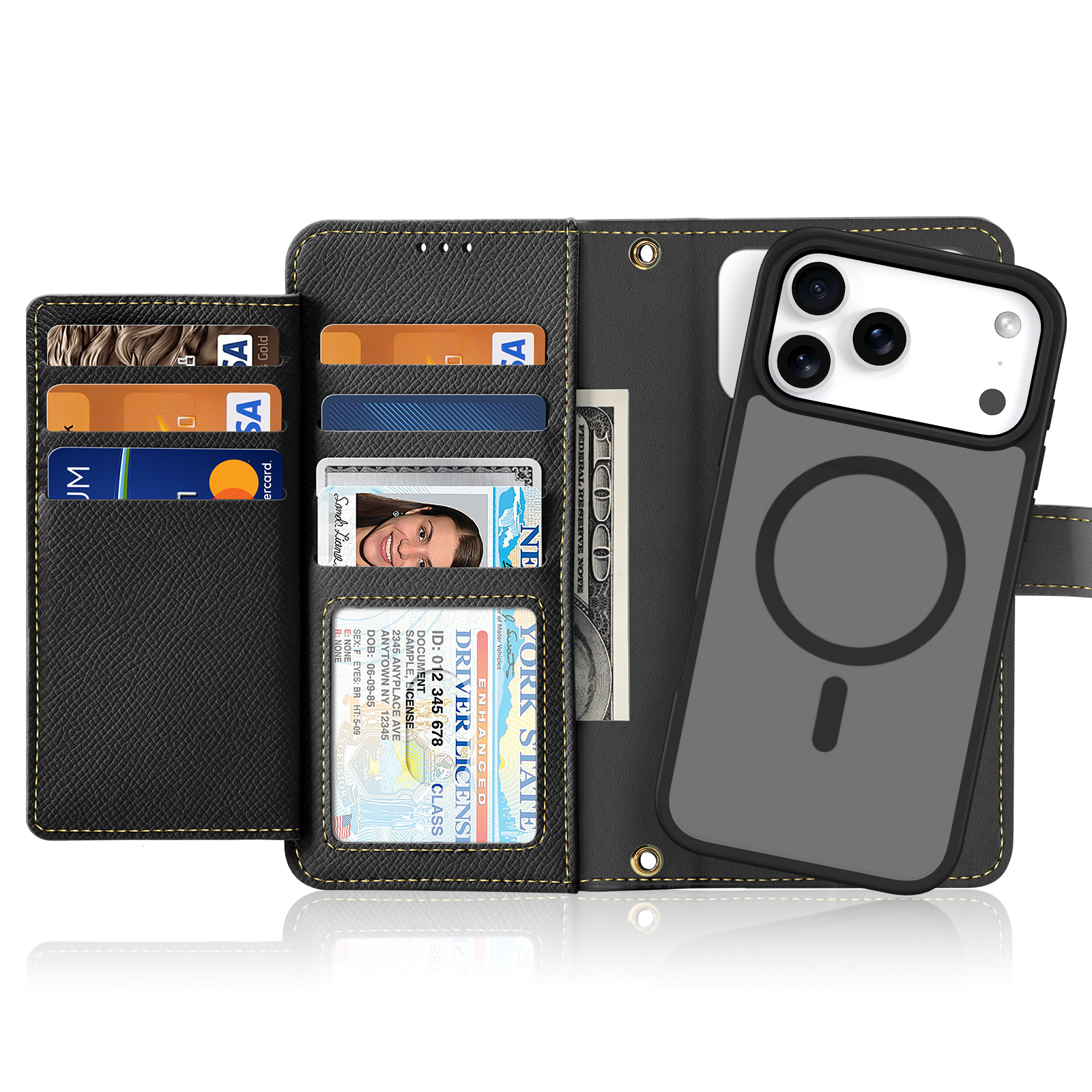 Bao Da Iphone 17 Pro Max Chinh Hang Dux Ducis Lawa Series Detachable Wallet Case (4)