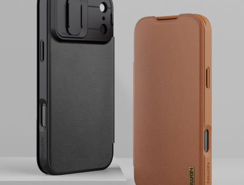 Bao Da Iphone 17 Pro Max Chinh Hang Nillkin Qin Pro Leather Case (1)