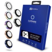 Dán kính camera iPhone 17 Pro Max chính hãng Hoda Sapphire Lens Camera Protector