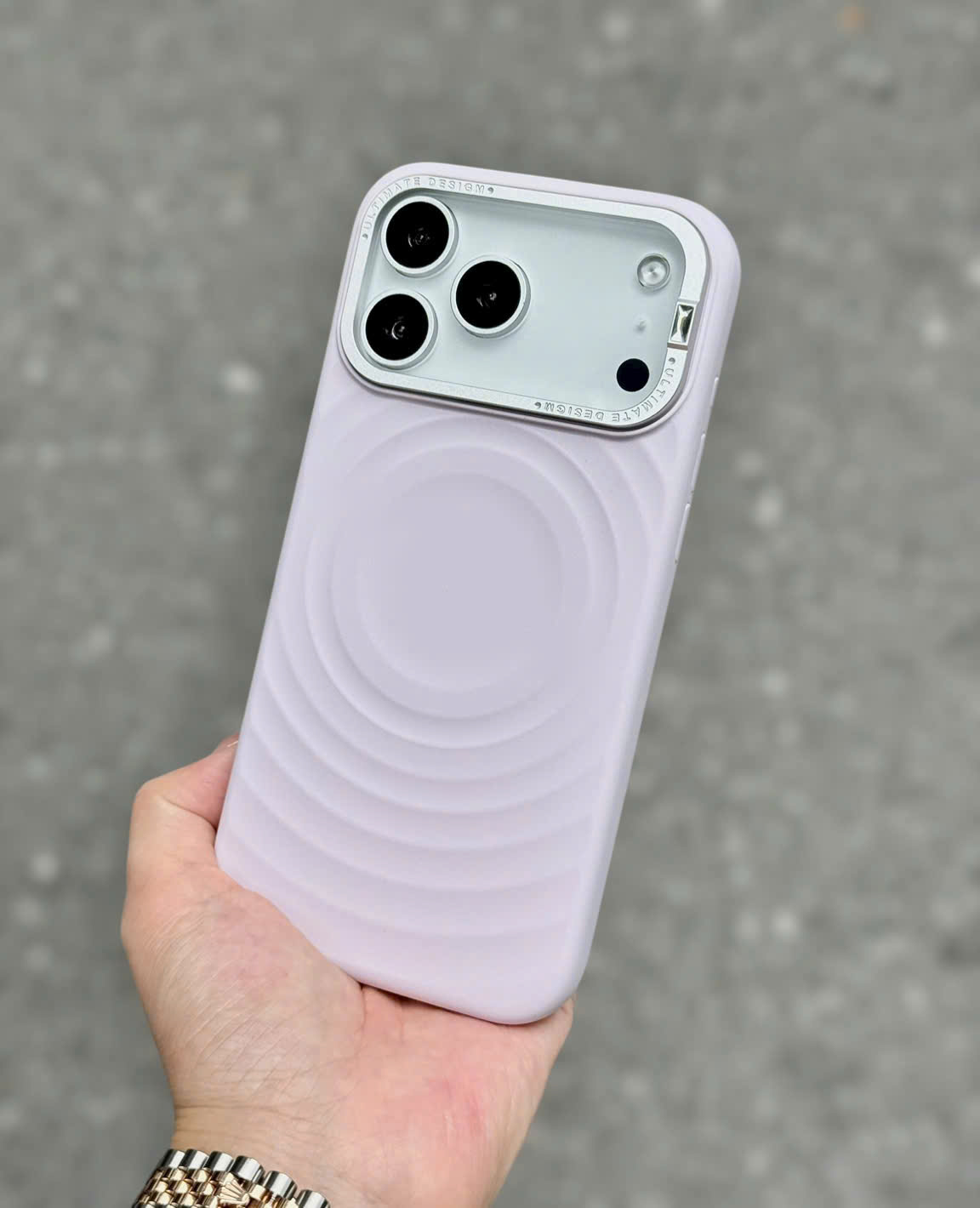 Op Lung Iphone 17 Pro Max Chinh Hang Dfans Silicone Ripple Diamond (14)