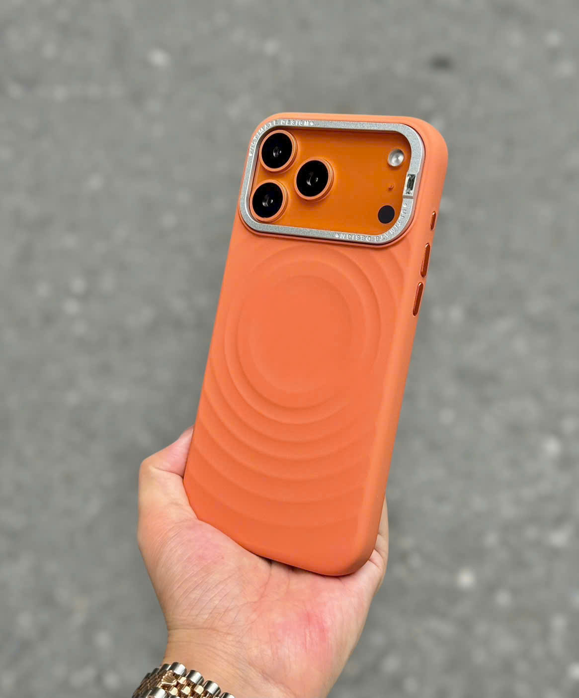 Op Lung Iphone 17 Pro Max Chinh Hang Dfans Silicone Ripple Diamond (17)