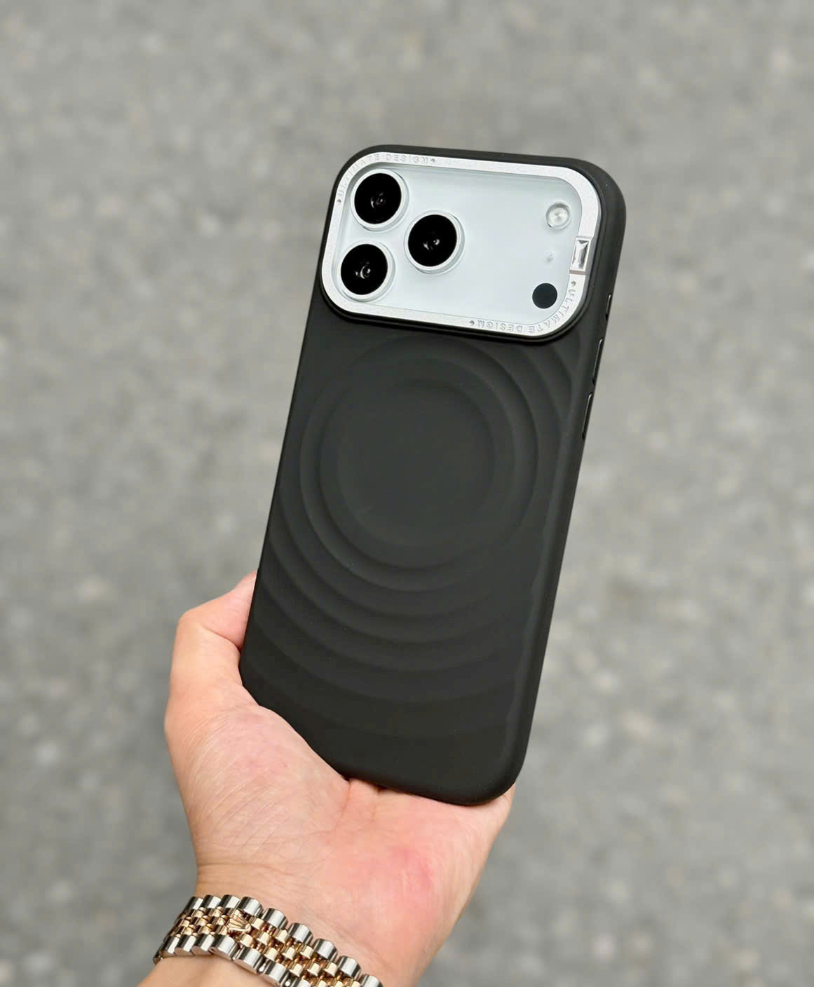 Op Lung Iphone 17 Pro Max Chinh Hang Dfans Silicone Ripple Diamond (18)