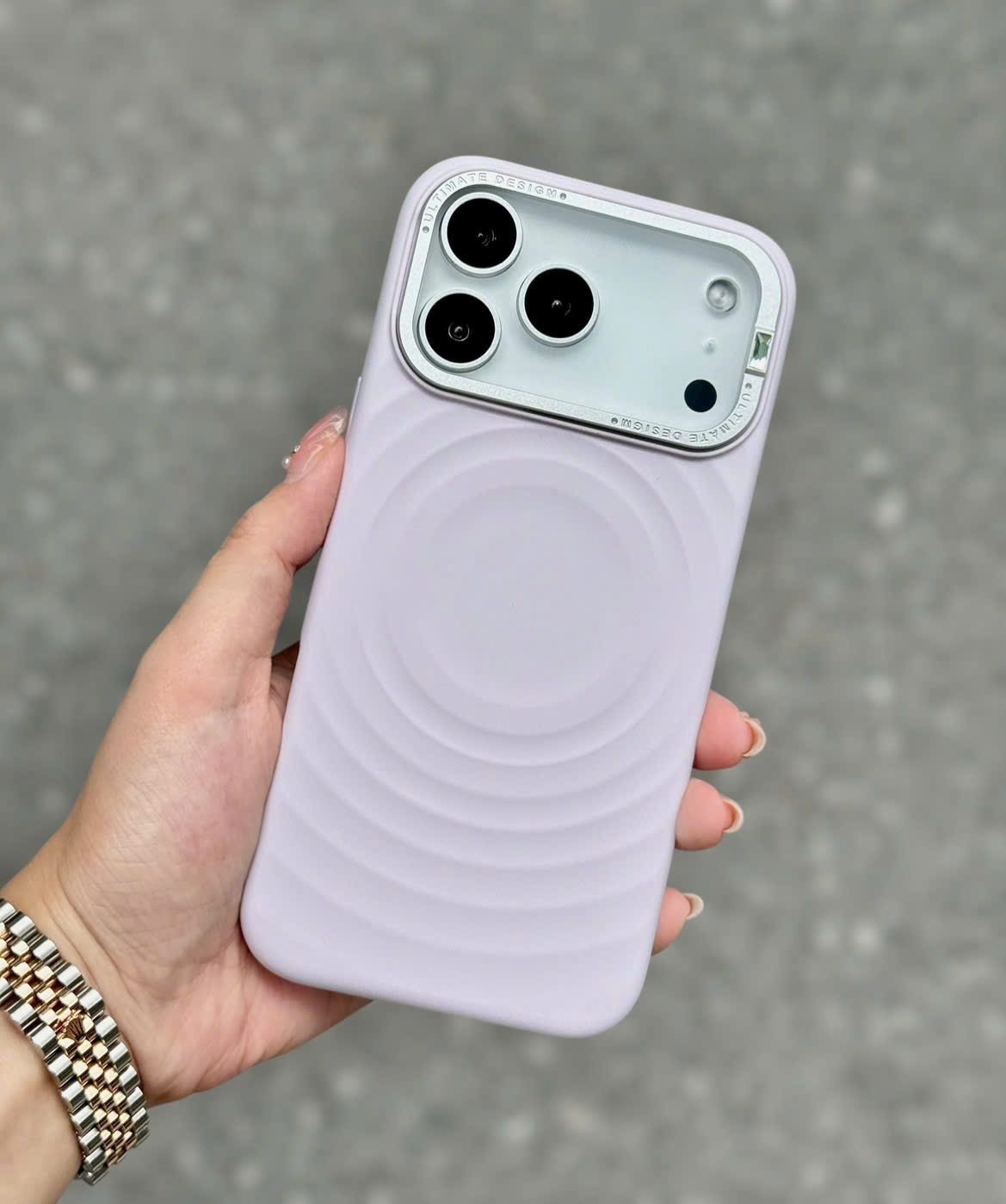 Op Lung Iphone 17 Pro Max Chinh Hang Dfans Silicone Ripple Diamond (5)