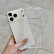 Ốp lưng iPhone 17 Pro Max chính hãng Likgus Glass Transparent (bảo vệ camera)