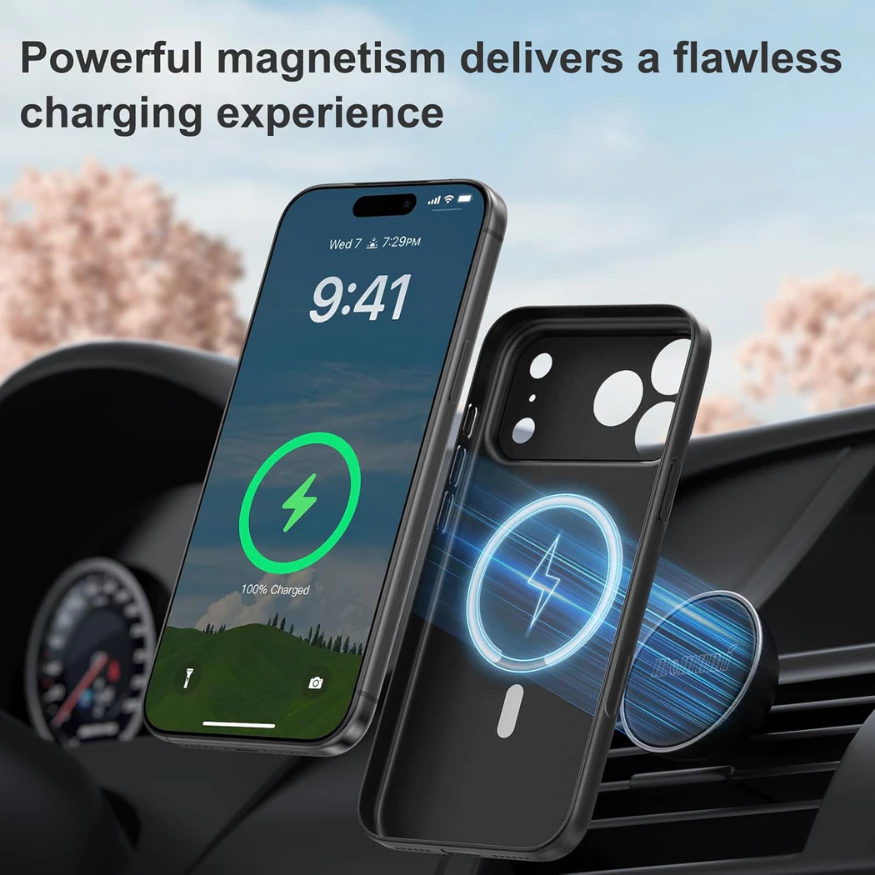 Op Lung Iphone 17 Pro Max Chinh Hang Memumi Slim Case Magnetic Sieu Mong Sac Magsafe (2)