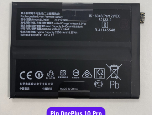 Thay Pin Oneplus 10 Pro Blp899 Uy Tin Lay Ngay Tai Ha Noi