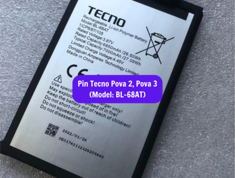 Thay Pin Tecno Pova 2 Pova 3 Bl 68at Uy Tin Lay Ngay Tai Ha Noi