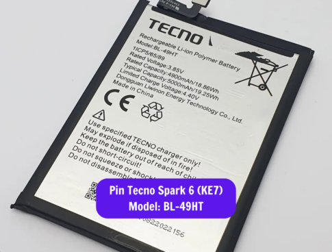 Thay Pin Tecno Spark 6 Bl 49ht Uy Tin Lay Ngay Tai Ha Noi