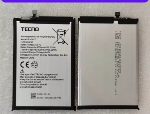 Thay Pin Tecno Spark 7 Spark 7t Bl 58ct Uy Tin Lay Ngay Tai Ha Noi