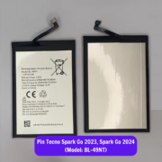 Thay pin Tecno Spark Go 2023, Spark Go 2024 (BL-49NT) uy tín lấy ngay tại Hà Nội