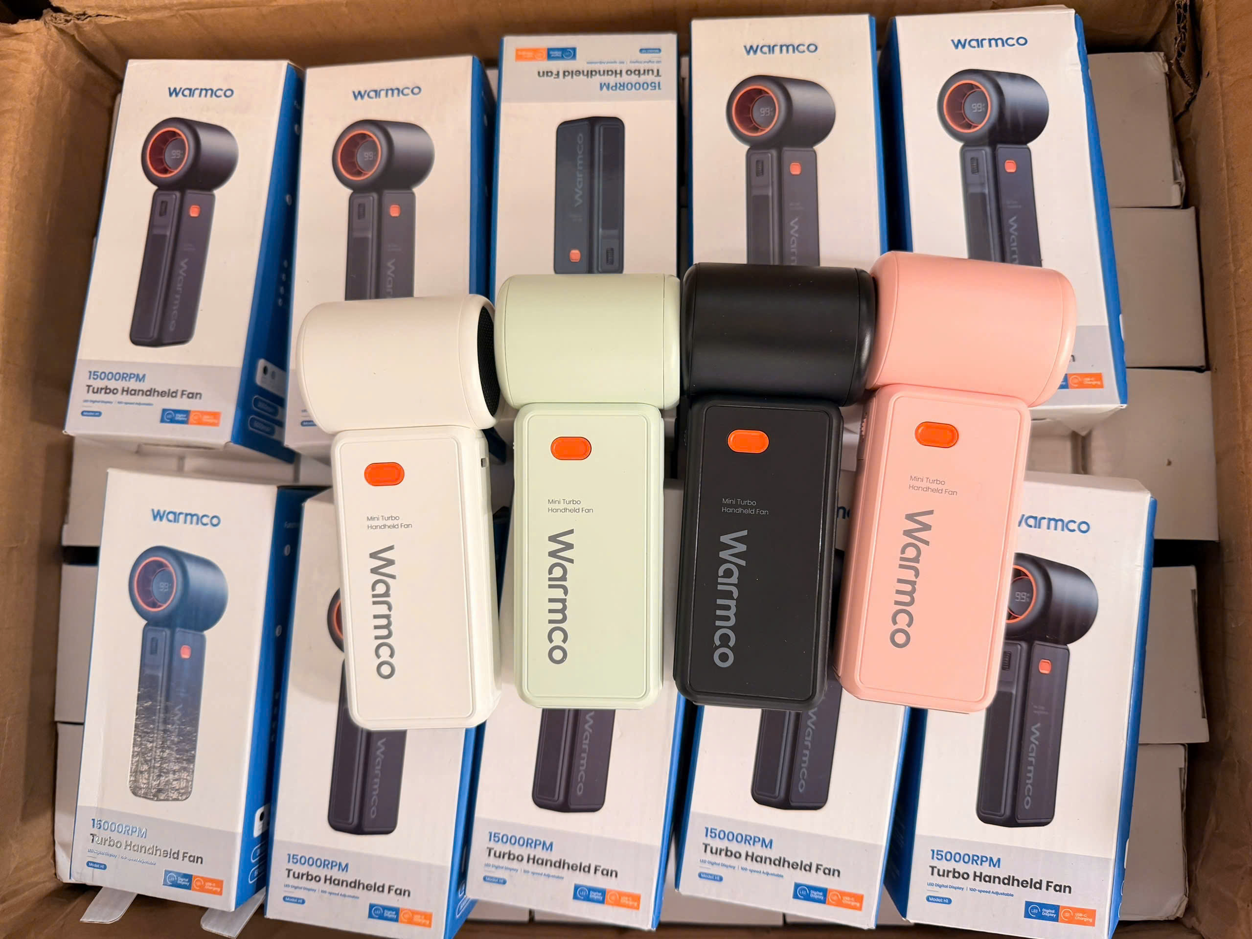 Quạt Tích điện Cầm Tay Warmcro H1 Turbo (5000 MAh) (3)