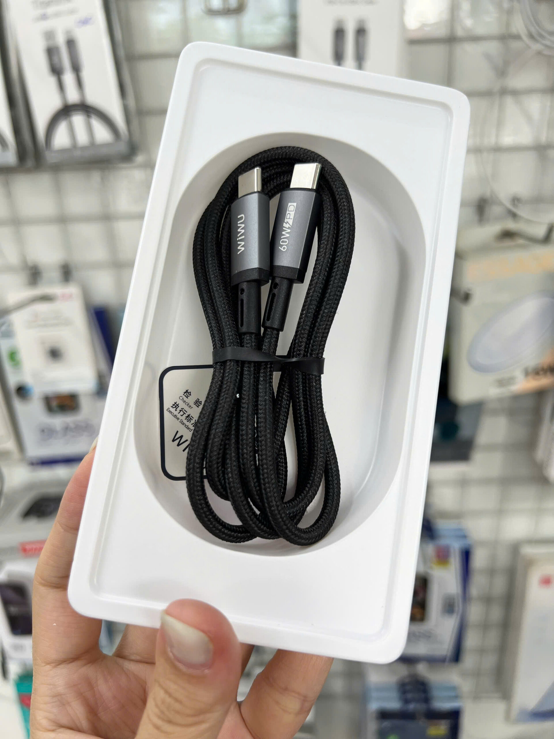 Cap Sac Nhanh Wiwu 60w Usb C Sang Usb C Titan Link Series Wi C057 (3)