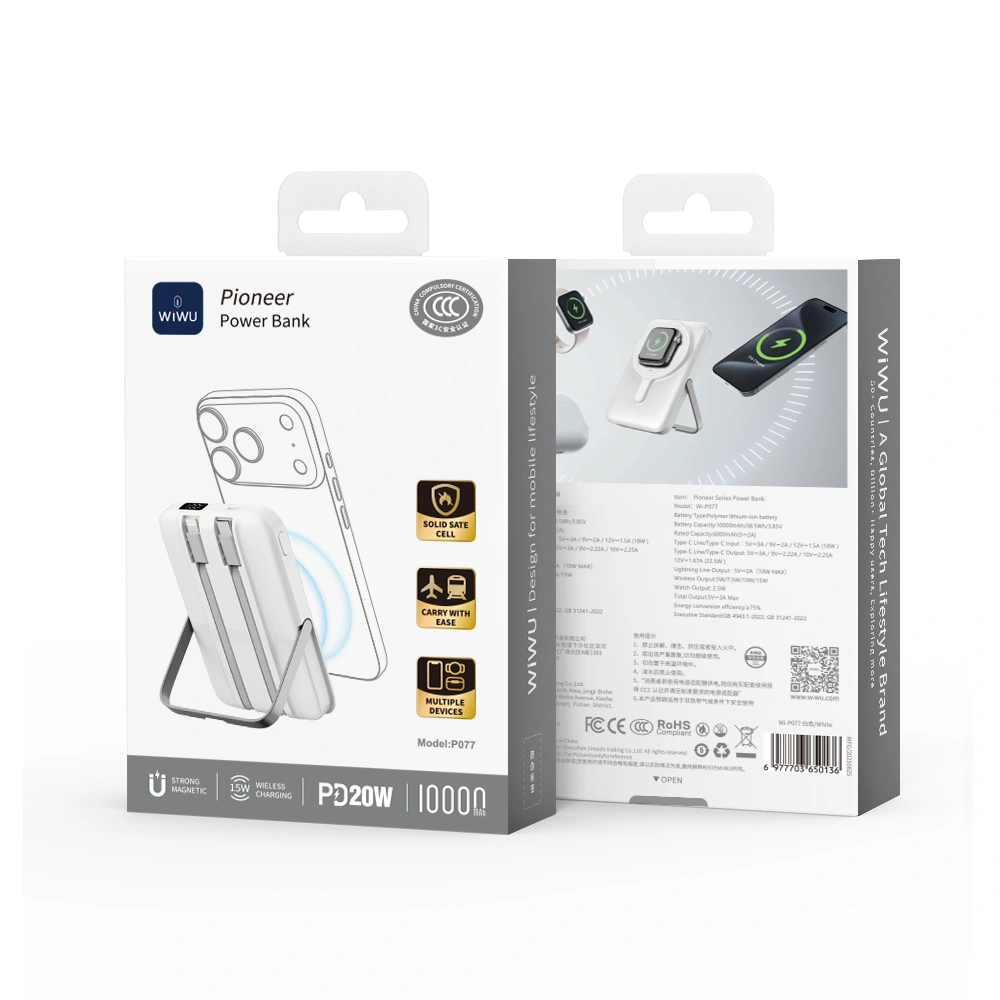 Sac Du Phong 10000mah Chinh Hang Wiwu Pioneer Power Bank Wi P077 (11)