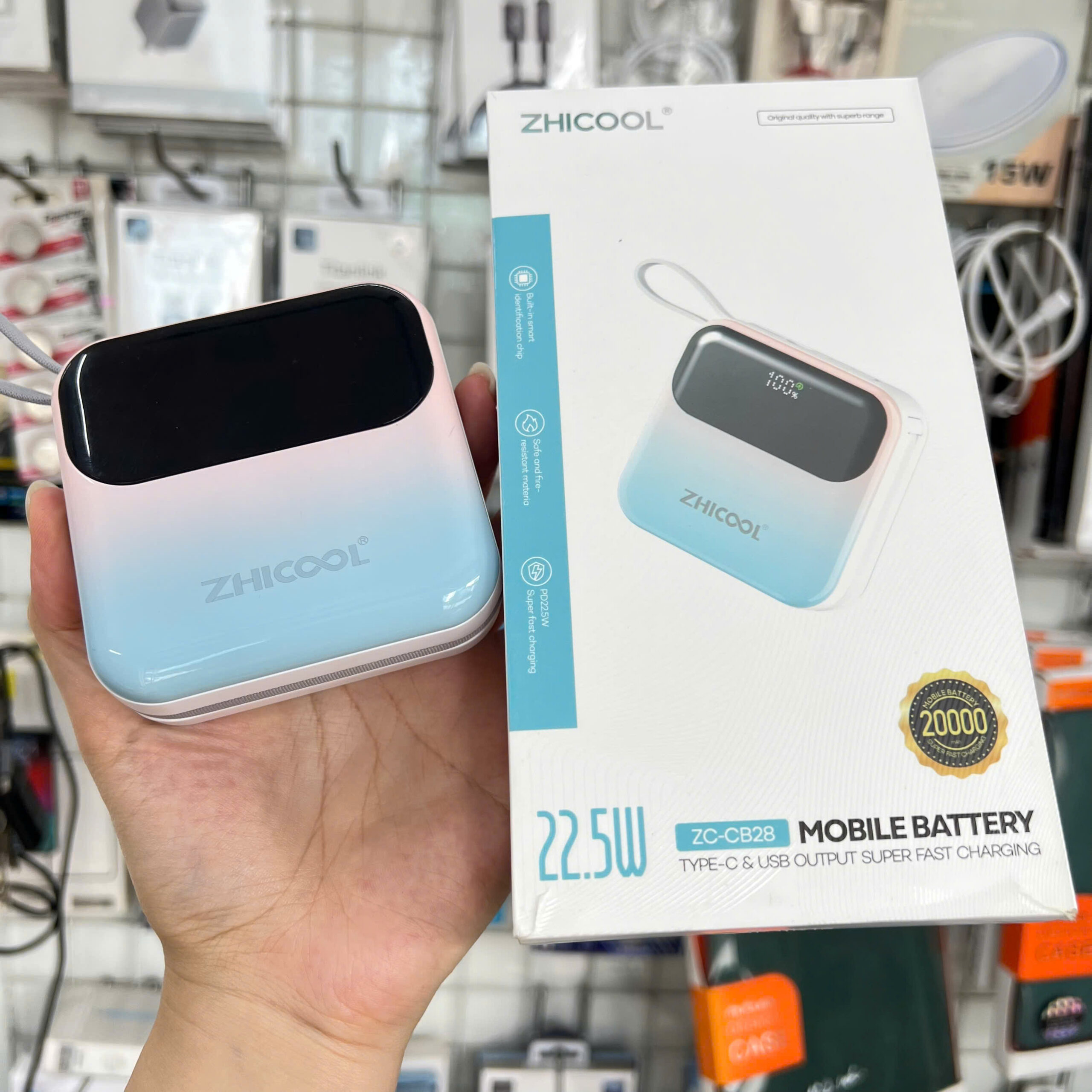 Sac Du Phong 20000mah Chinh Hang Zhicool Zc Cb28 Sac Nhanh 22 5 W (1)