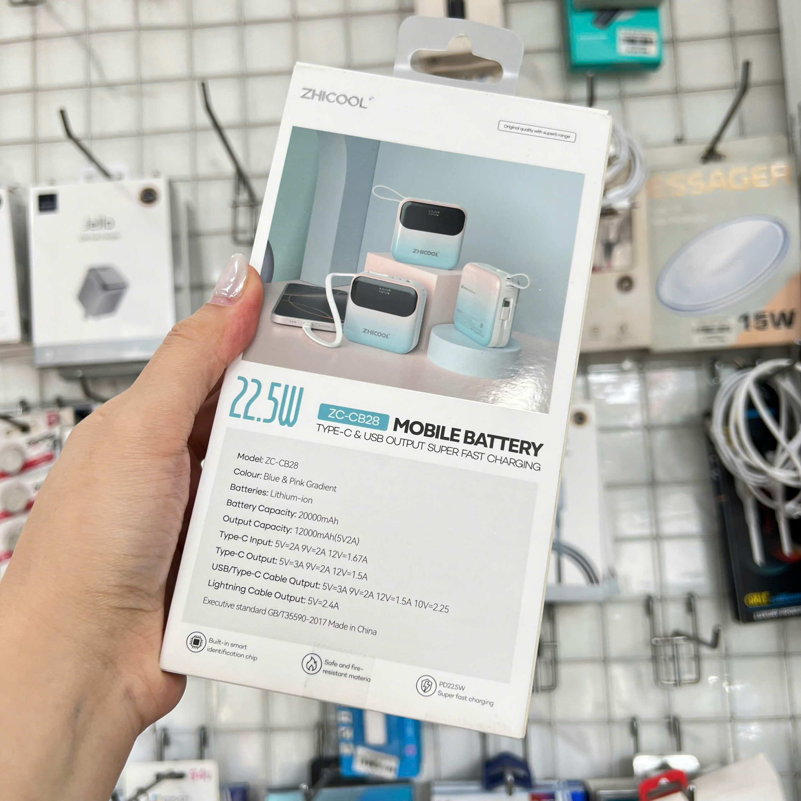 Sac Du Phong 20000mah Chinh Hang Zhicool Zc Cb28 Sac Nhanh 22 5 W (4)