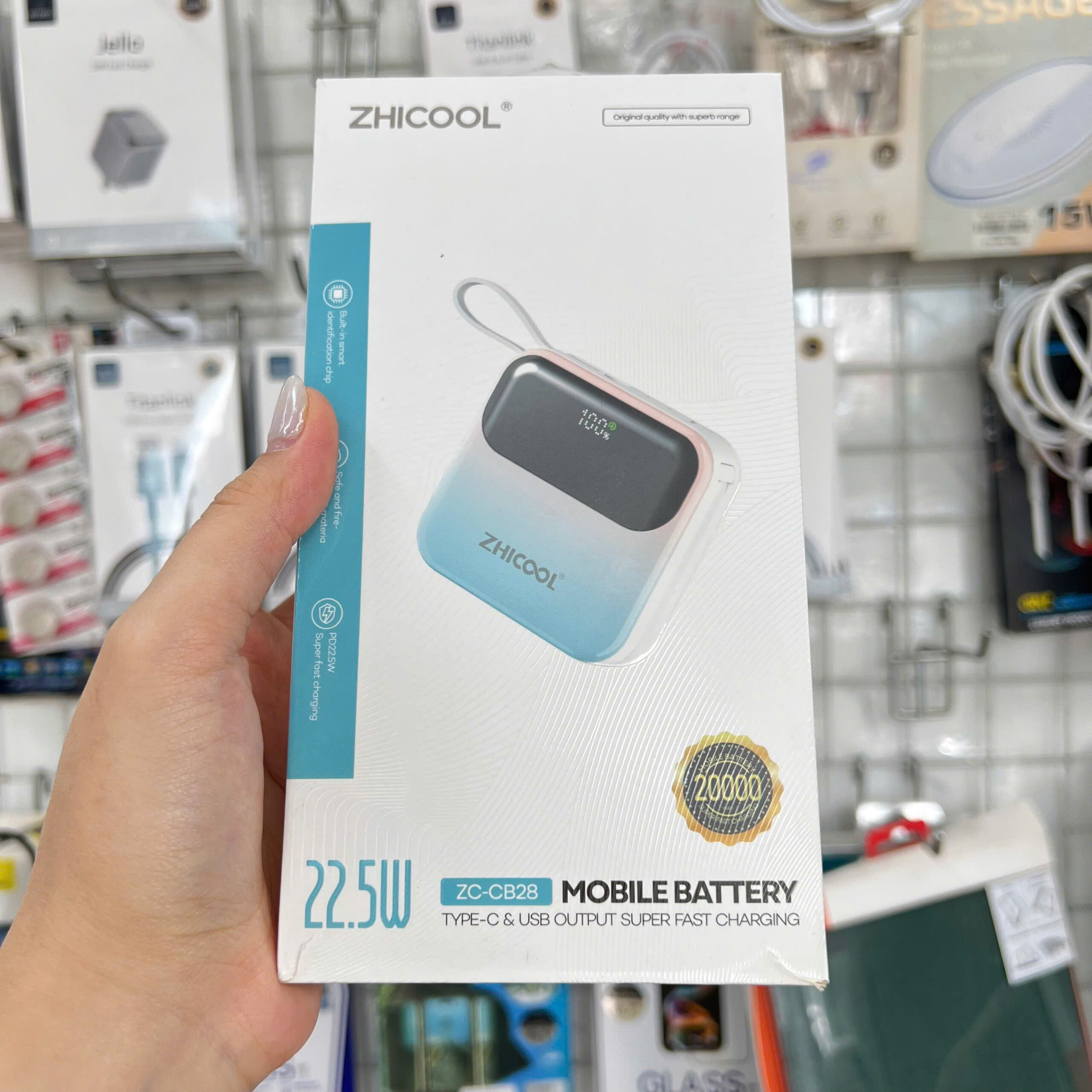 Sac Du Phong 20000mah Chinh Hang Zhicool Zc Cb28 Sac Nhanh 22 5 W (5)