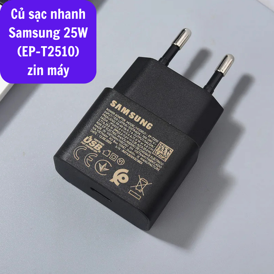 Củ sạc nhanh Samsung 25W (EP-T2510) zin máy