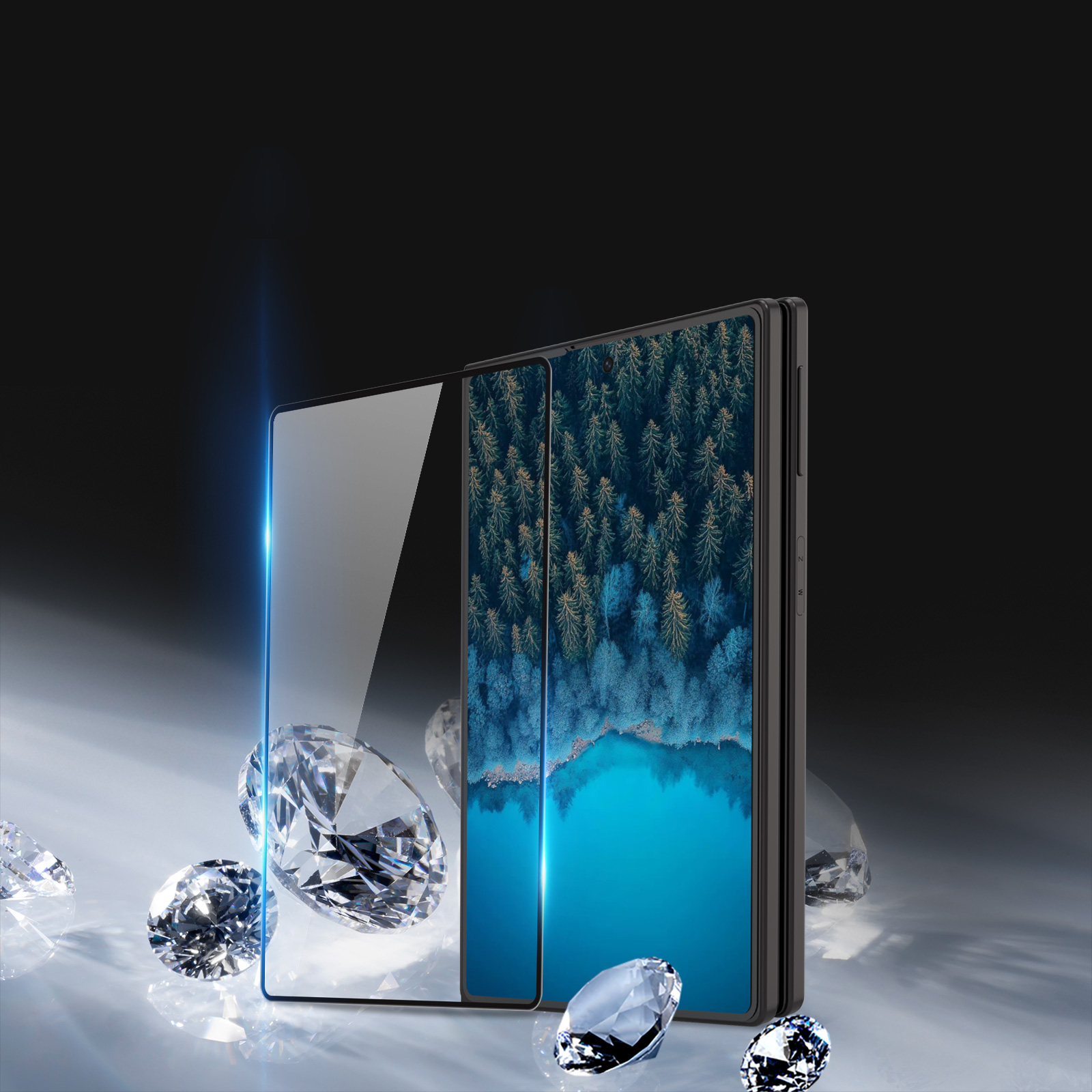 Kính cường lực Samsung Z Fold 8 chính hãng Dux Ducis chống xước, chống vỡ