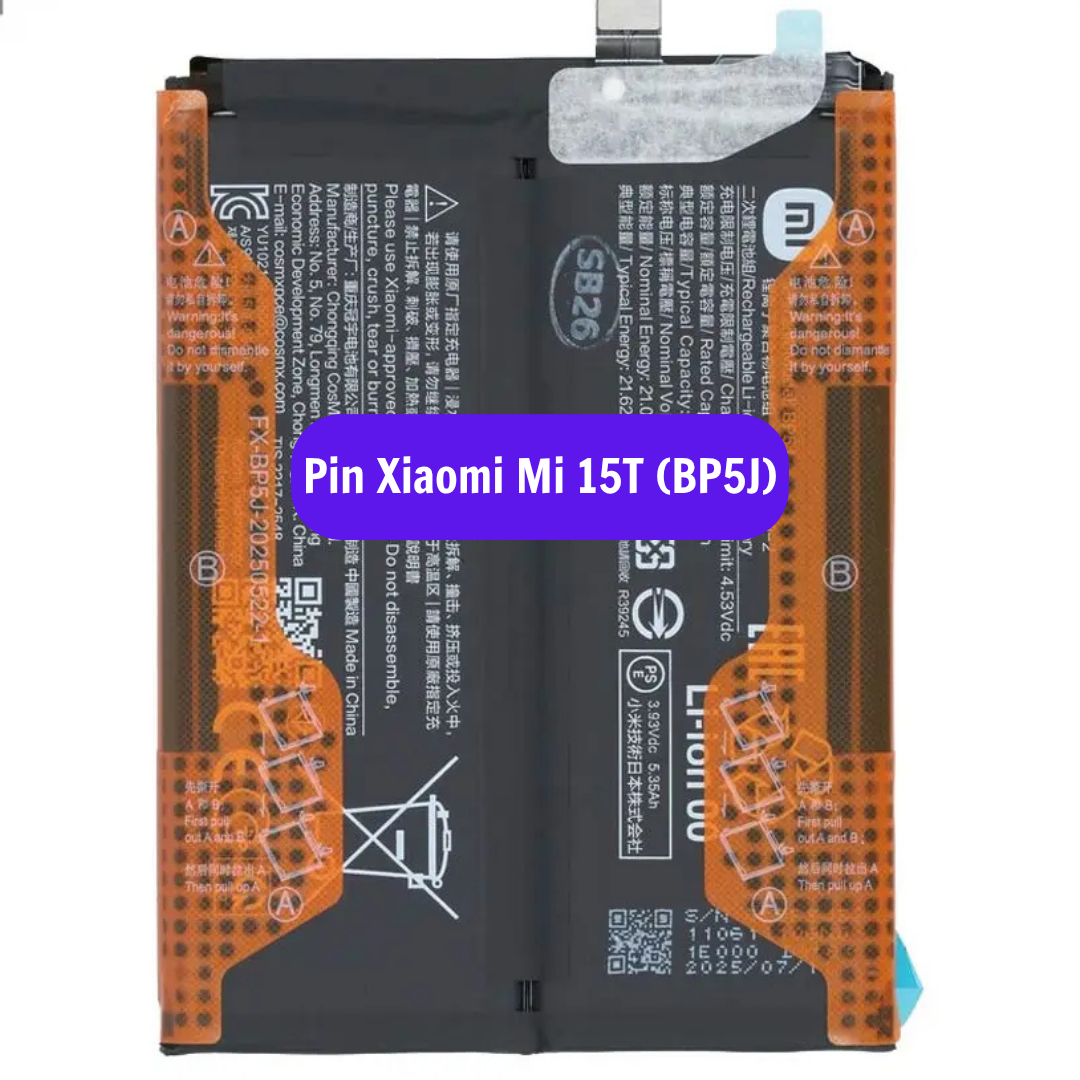 Thay Pin Xiaomi Mi 15t Bp5j Uy Tin Lay Ngay Tai Ha Noi Hn