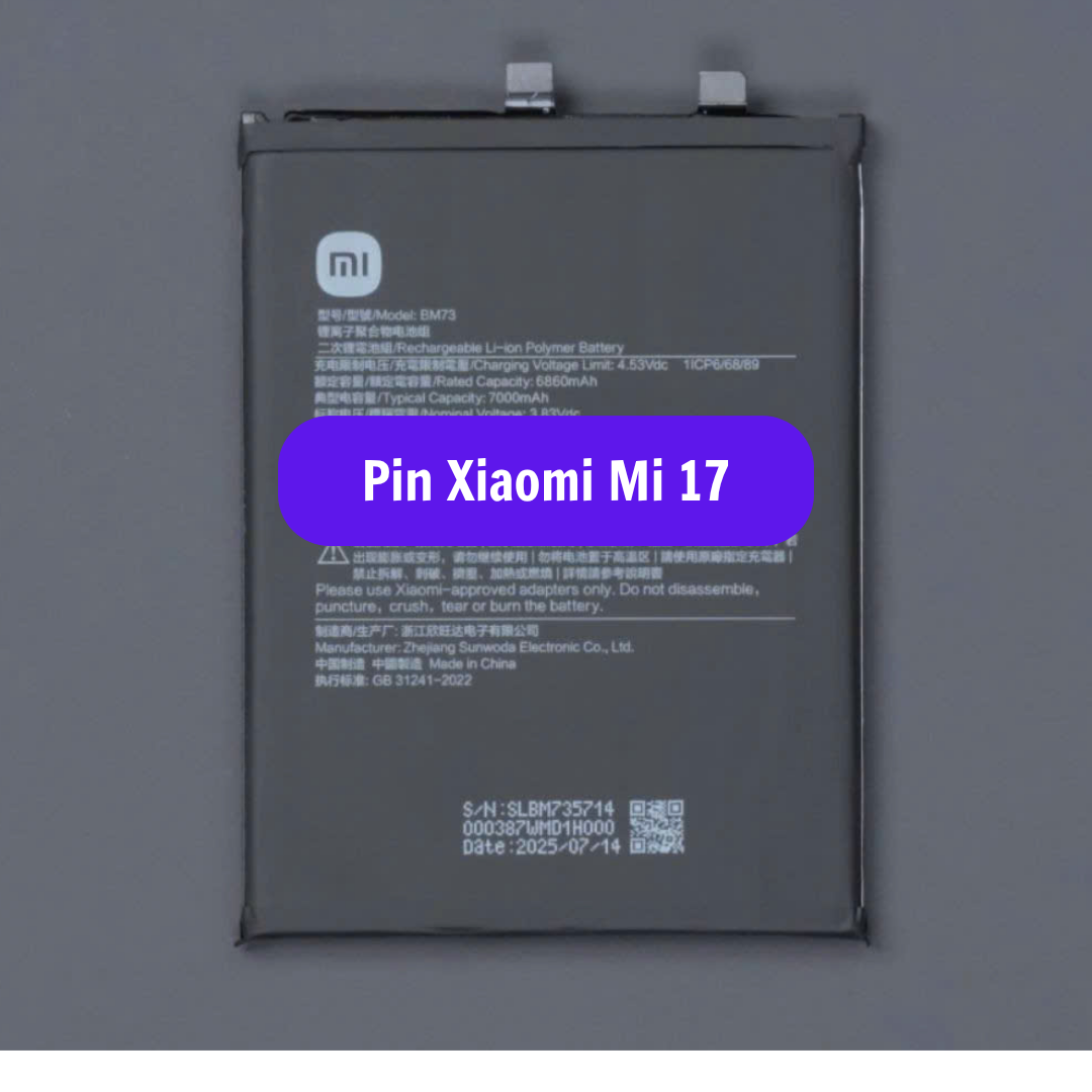 Thay Pin Xiaomi Mi 17 Uy Tin Lay Ngay Tai Ha Noi